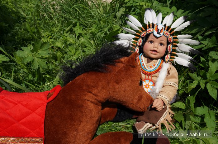 Индеец Тий. Коллекционная кукла Адора