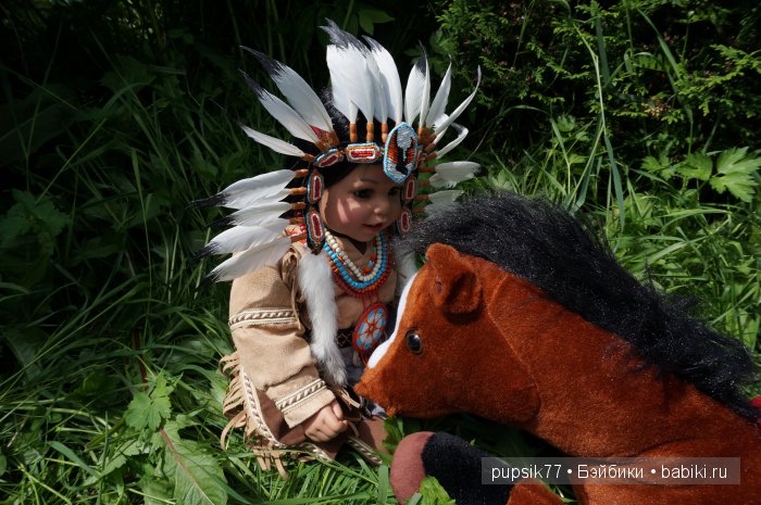 Индеец Тий. Коллекционная кукла Адора