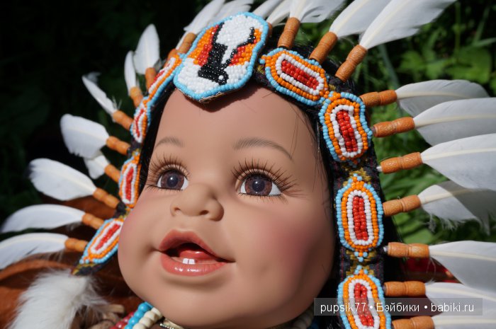 Индеец Тий. Коллекционная кукла Адора (фото 2)