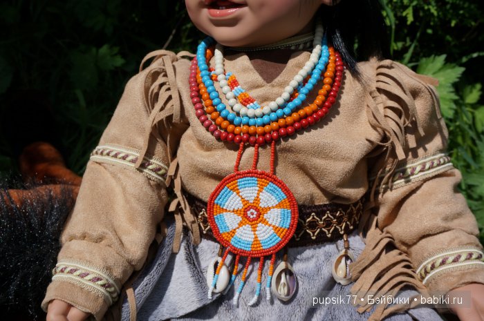 Индеец Тий. Коллекционная кукла Адора (фото 9)