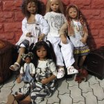 Вспоминая теплые дни. Полуденные танцы кукол Annette Himstedt