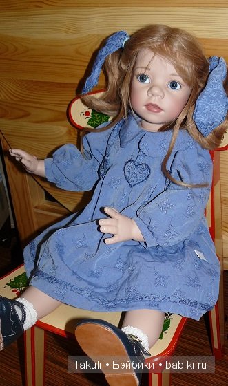 Джиана - голубоглазая нежность. Кукла Elisabeth Lindner (фото 4)