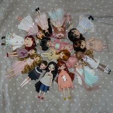 Мои восточные куклы, не больше 6 шарниров. Сравнение фигурок