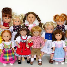 Наши куколки в октябре - одежда к Октоберфесту