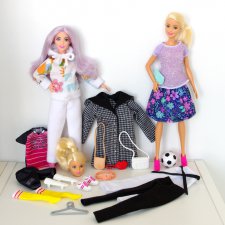 Барби - большой лот (2 куклы, одежда, обувь, сумочки, аксессуары...)