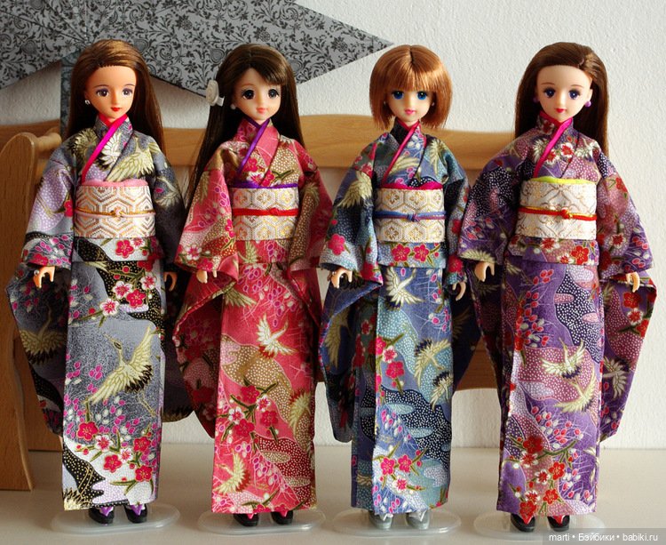 Куколки Такара - Дженни и еë друзья: кимоно-серии | Бэйбики Куколки Такара - Дженни и еë друзья: кимоно-серии (фото 4)