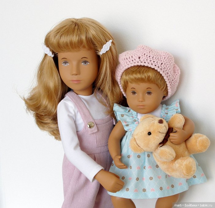 Саша и Сэнди Morgenthaler dolls в новых нарядах