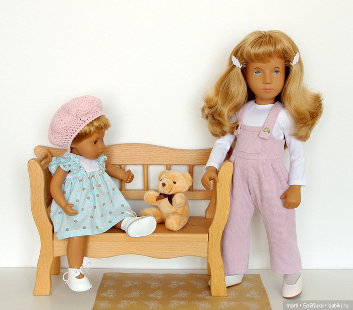 Саша и Сэнди Morgenthaler dolls в новых нарядах