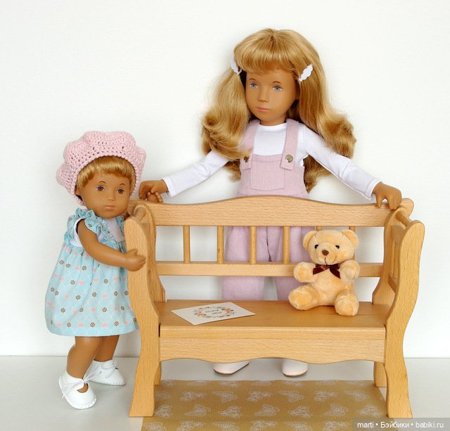 Саша и Сэнди Morgenthaler dolls в новых нарядах