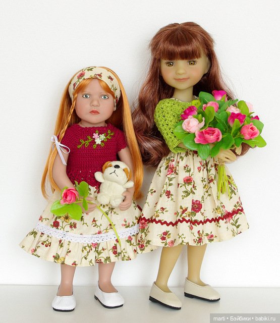 Бэлла Ruby Red с розами и встреча с Эмми Zwergnase