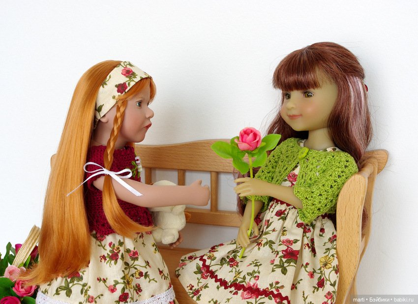 Бэлла Ruby Red с розами и встреча с Эмми Zwergnase