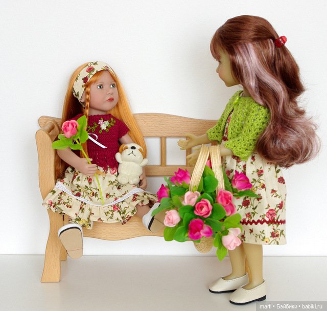 Бэлла Ruby Red с розами и встреча с Эмми Zwergnase