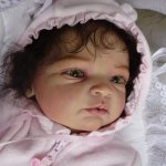 Зеленоглазая Ниночка. Кукла реборн Метелёвой Любови