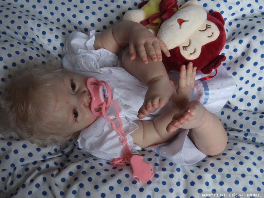 ...Кудри белоснежные, пышные и нежные. Кукла реборн