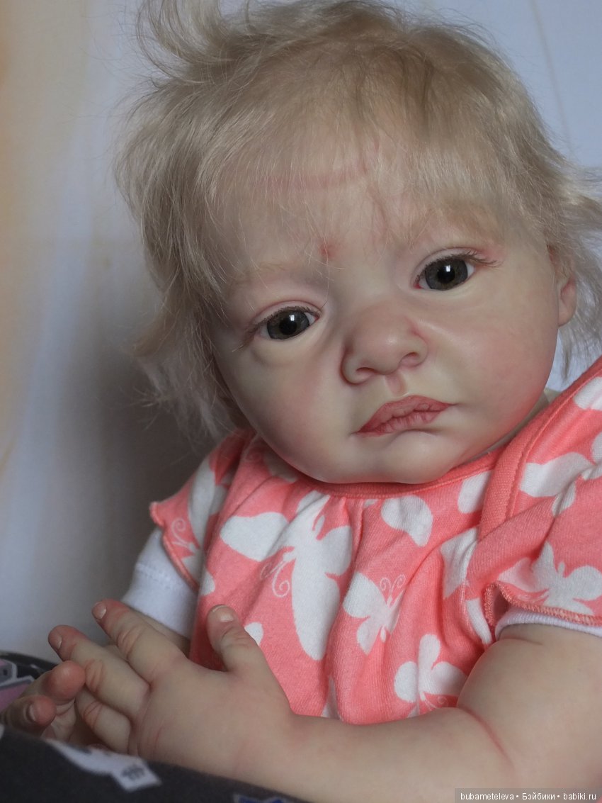 ...Кудри белоснежные, пышные и нежные. Кукла реборн