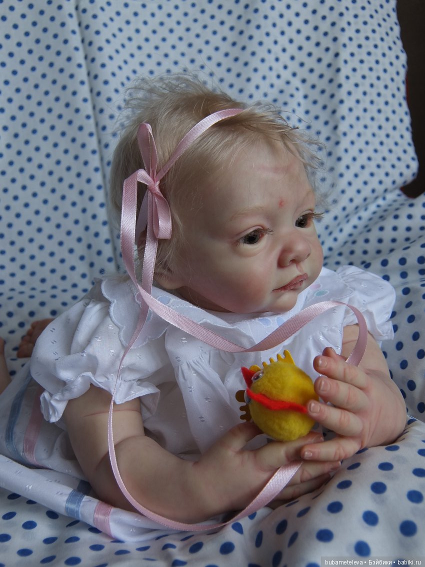 ...Кудри белоснежные, пышные и нежные. Кукла реборн