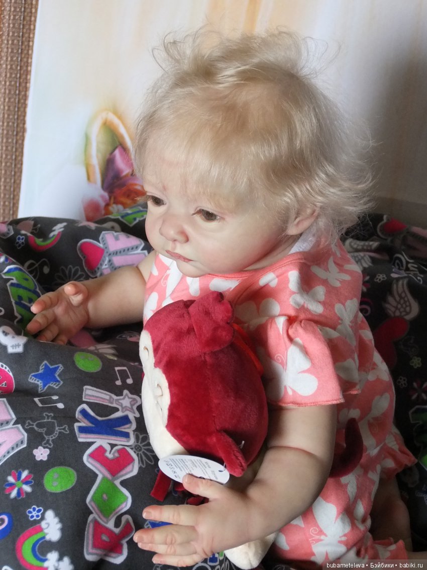 ...Кудри белоснежные, пышные и нежные. Кукла реборн