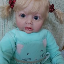 Кукла реборн Inka скульпторы  Ina Volprich и Natali Blick