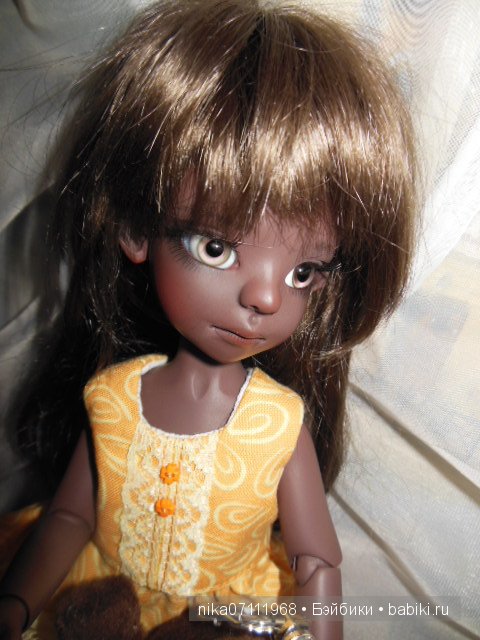 Ну вот: и моя ОрЕшенка ко мне приехала. Kaye Wiggs Dark tan Nutmeg