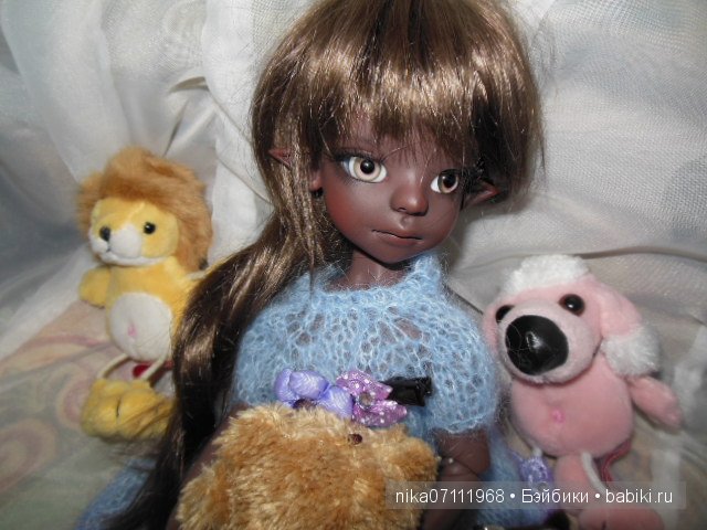 Ну вот: и моя ОрЕшенка ко мне приехала. Kaye Wiggs Dark tan Nutmeg