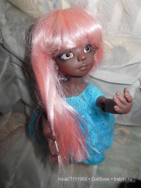 Ну вот: и моя ОрЕшенка ко мне приехала. Kaye Wiggs Dark tan Nutmeg