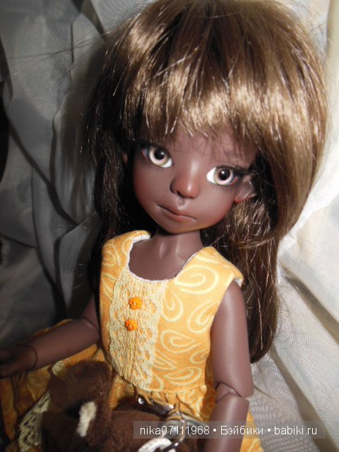 Ну вот: и моя ОрЕшенка ко мне приехала. Kaye Wiggs Dark tan Nutmeg