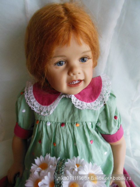 Рыжее солнышко Дотти с ромашками.. Dotty от Sissel Skille