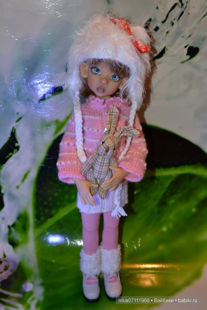 Мышка и мишка . Шапочки для каешек (фото 3)