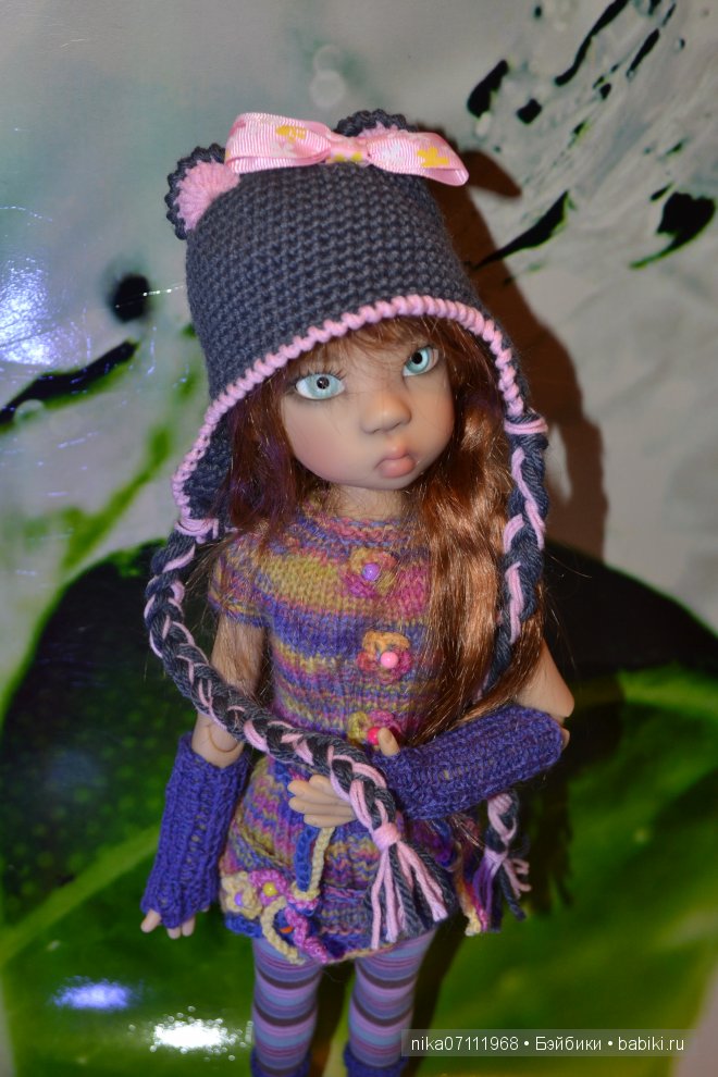 Мышка и мишка . Шапочки для каешек (фото 7)