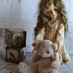 Моя прелестная  Deogi .. Девочка и кубики.