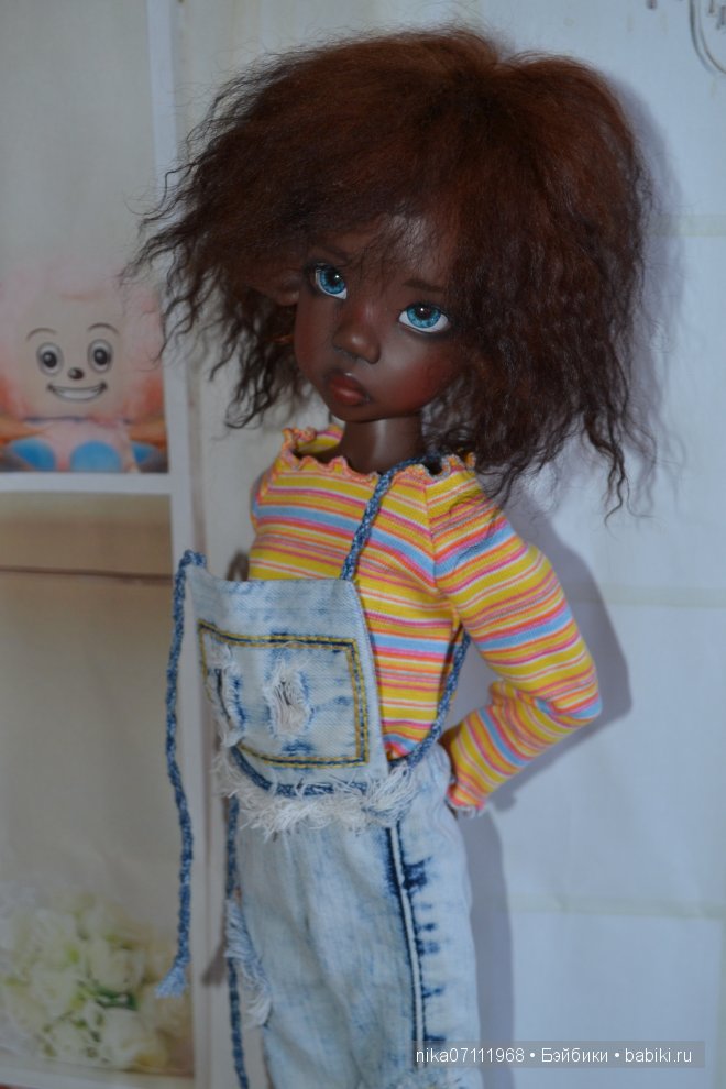 Моя "шоколадная" мечта! Кукла Kaye Wiggs