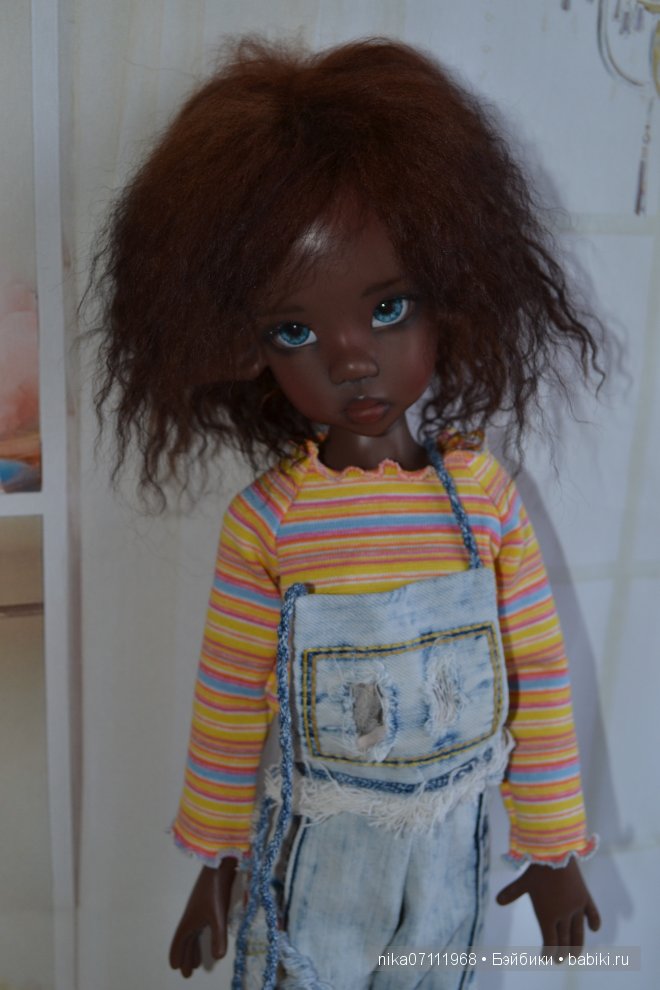 Моя "шоколадная" мечта! Кукла Kaye Wiggs