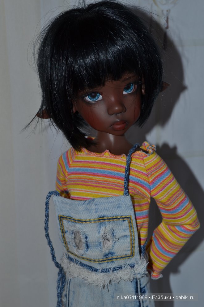 Моя "шоколадная" мечта! Кукла Kaye Wiggs (фото 10)