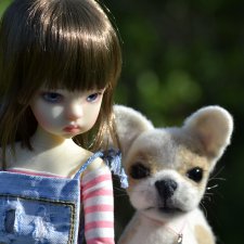 Меюшка со своим другом Кеном