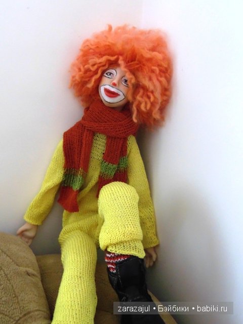 Ура, я его доделала! Авторская кукла из пластики (фото 4)