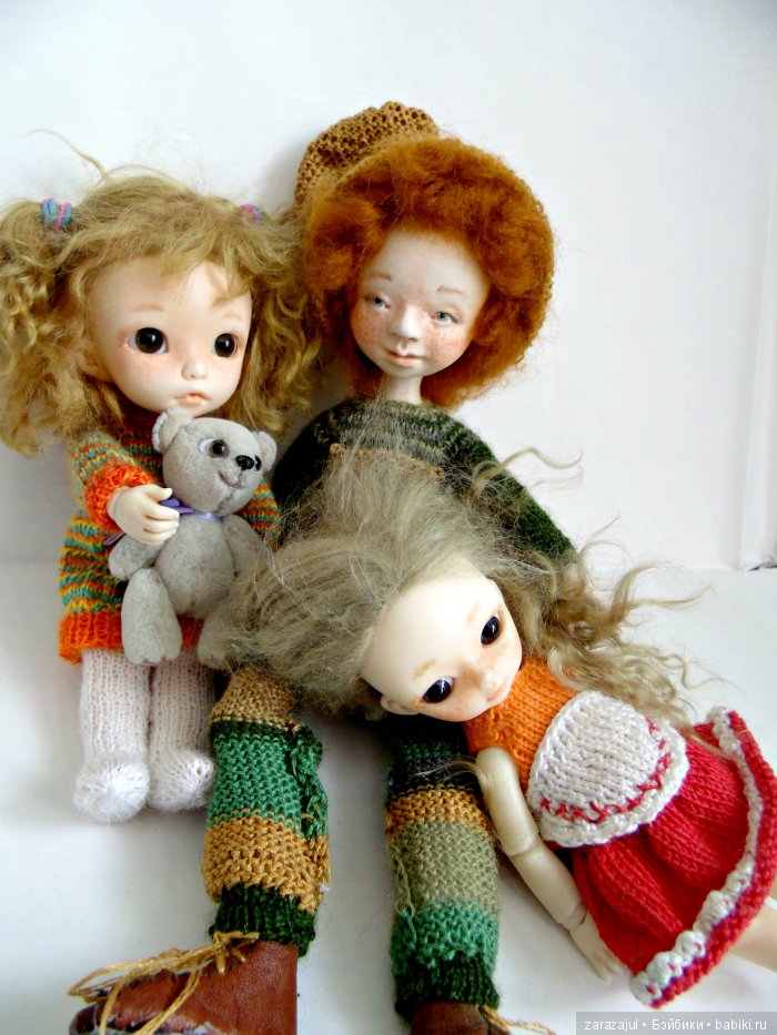 Мой маленький гном - первая шарнирка из папье-маше (фото 7)