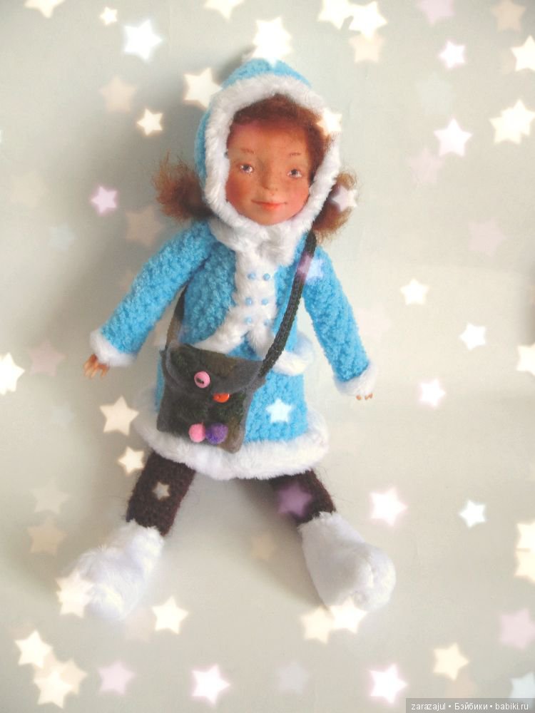 Девочка Снегурочка — Лепка авторских кукол: полимерная глина (фото 4)