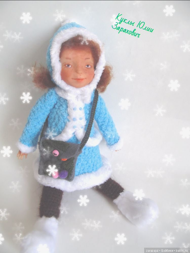 Девочка Снегурочка — Лепка авторских кукол: полимерная глина (фото 2)