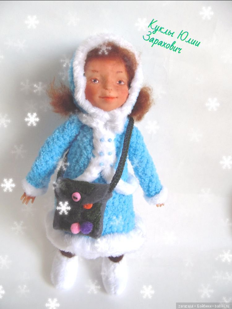 Девочка Снегурочка — Лепка авторских кукол: полимерная глина (фото 3)