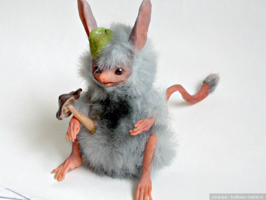 Шушанчик — Игрушки в смешанной технике (мех и глина): Арт (фото 2)
