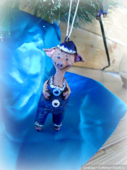 Елочные игрушки из папье-маше