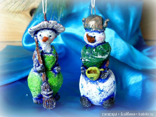 Елочные игрушки из папье-маше (фото 6)