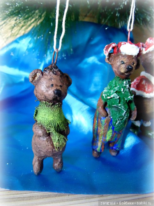 Елочные игрушки из папье-маше (фото 5)