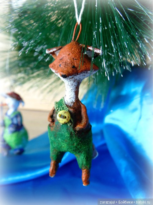 Елочные игрушки из папье-маше (фото 3)