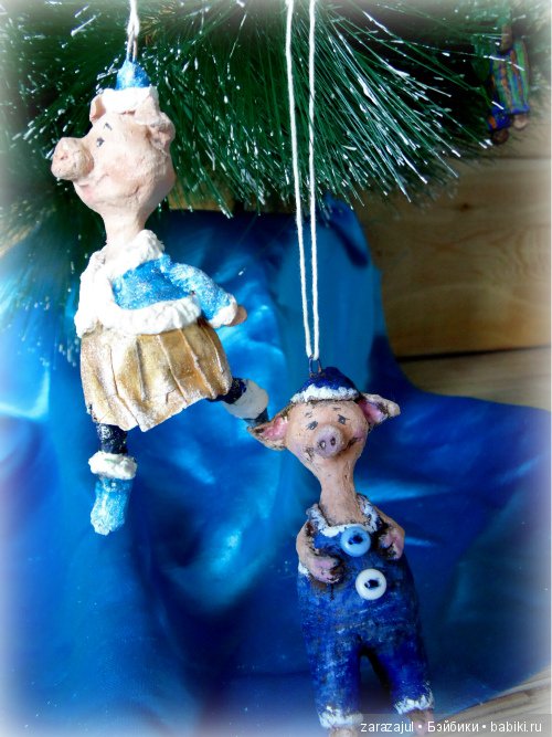 Елочные игрушки из папье-маше (фото 4)