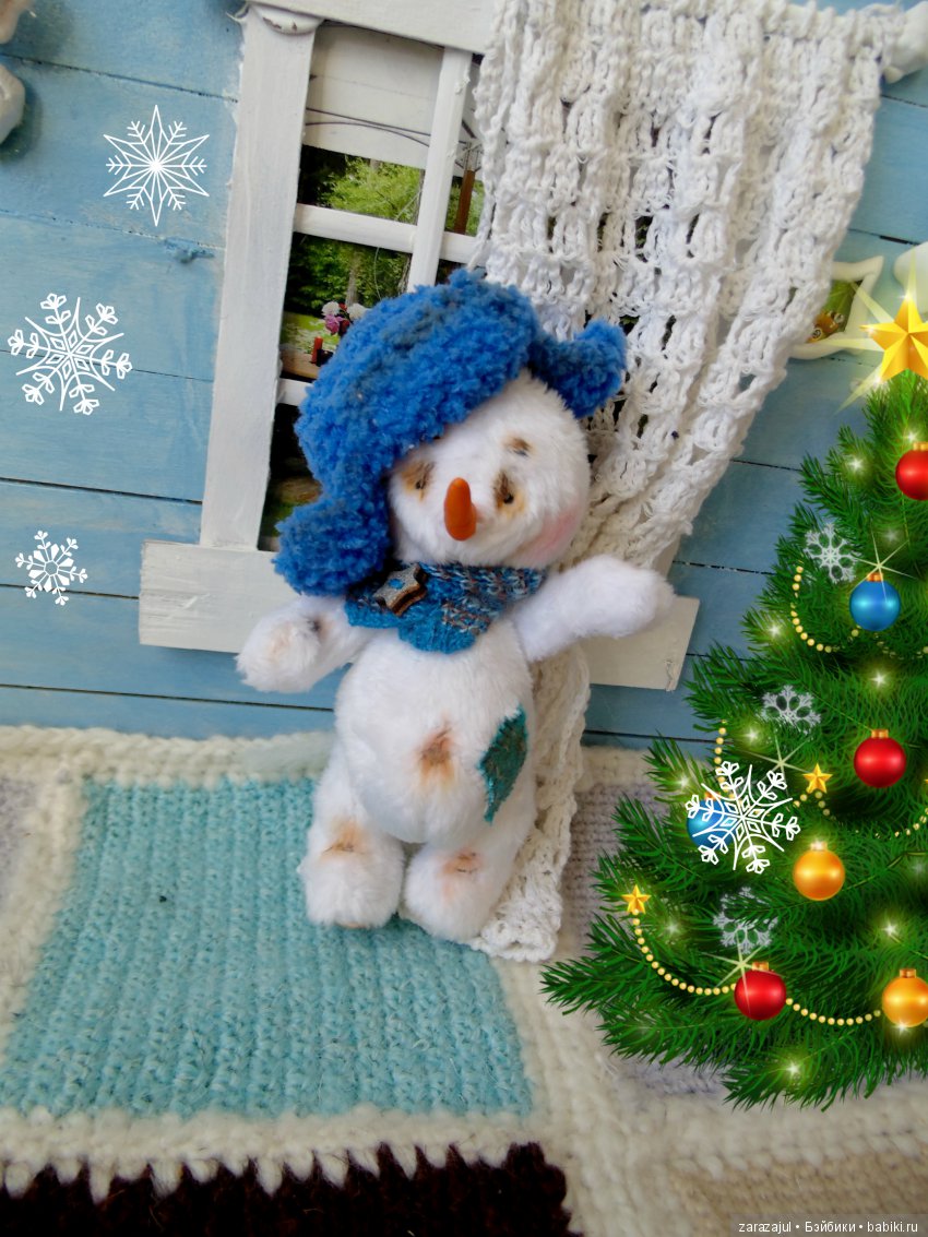 Новые малыши снеговички — Авторские мишки Тедди и друзья: фото (фото 2)