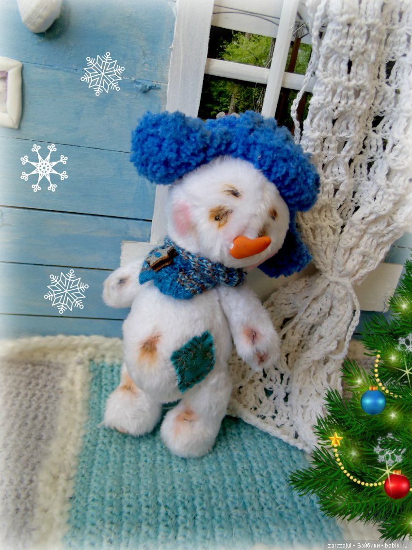 Новые малыши снеговички — Авторские мишки Тедди и друзья: фото (фото 3)