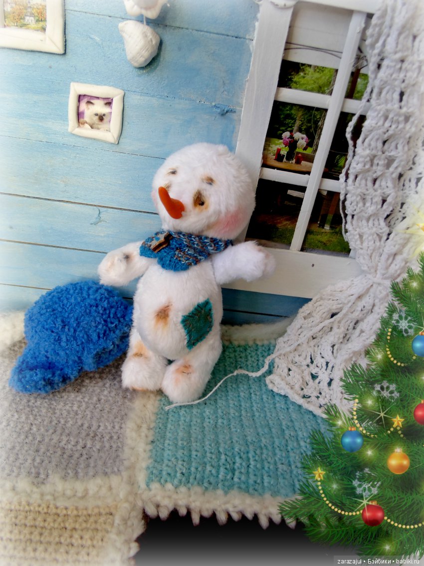 Новые малыши снеговички — Авторские мишки Тедди и друзья: фото (фото 4)