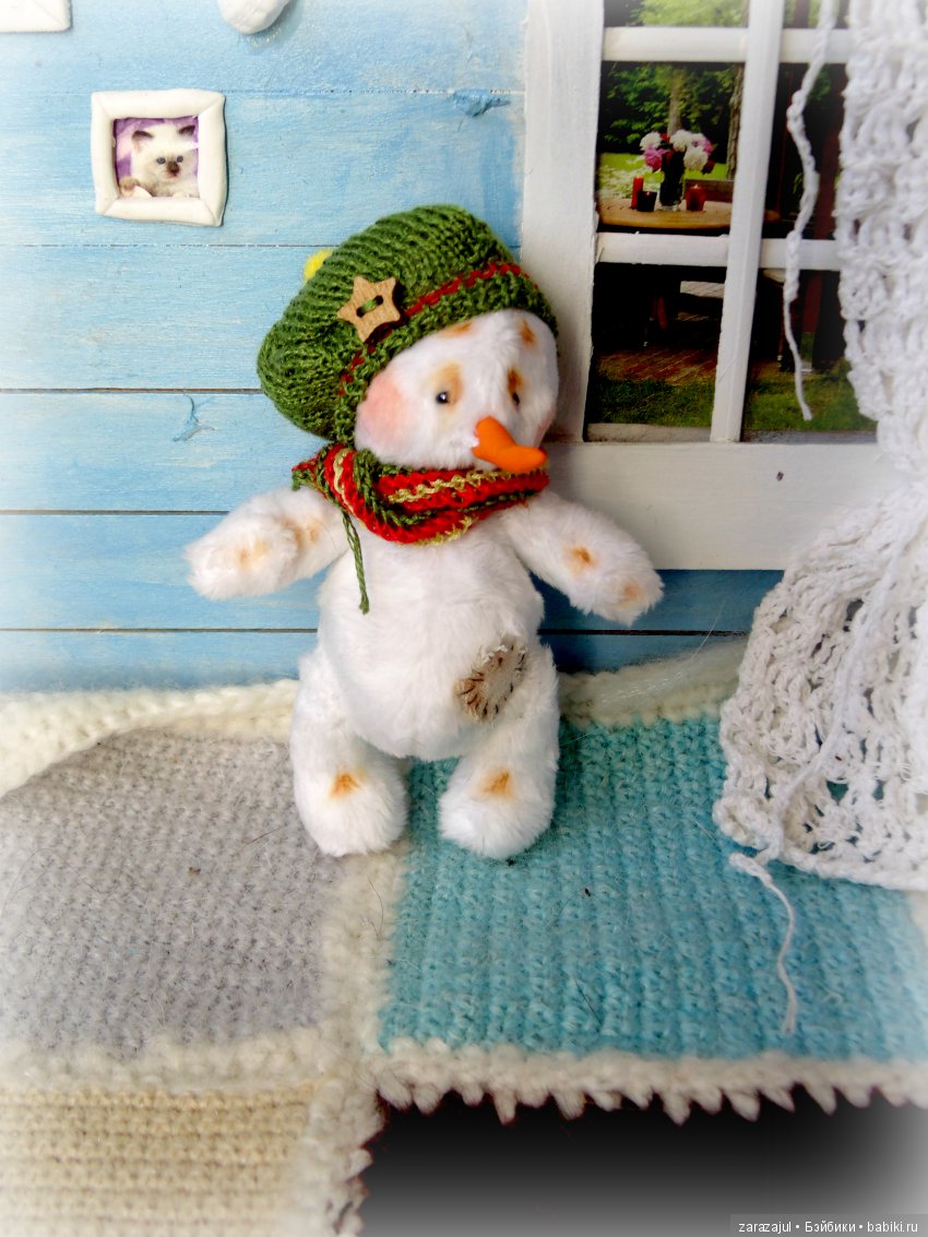 Новые малыши снеговички — Авторские мишки Тедди и друзья: фото (фото 8)