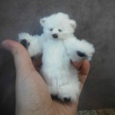 Мой новогодний подарок и новый мишка